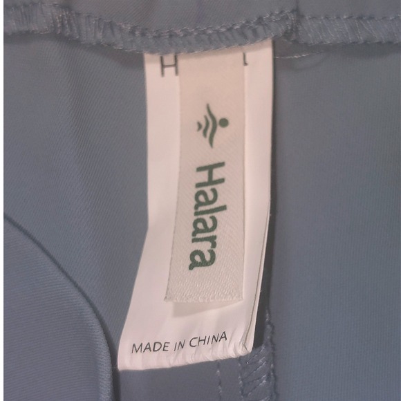 Halara High Waisted D-Ring Buckle Belted Wide Leg Pants Forget-Me-Not SZ S NWOT - Picture 10 of 15